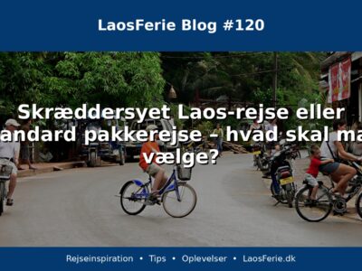 Skræddersyet Laos-rejse eller standard pakkerejse – hvad skal man vælge? Skræddersyet Laos-rejse eller standard pakkerejse – hvad skal man vælge?