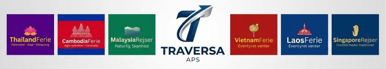 Traversa ApS og seks dedikerede rejsehjemmesider for Vietnam, Malaysia, Singapore, Laos, Cambodia og Thailand